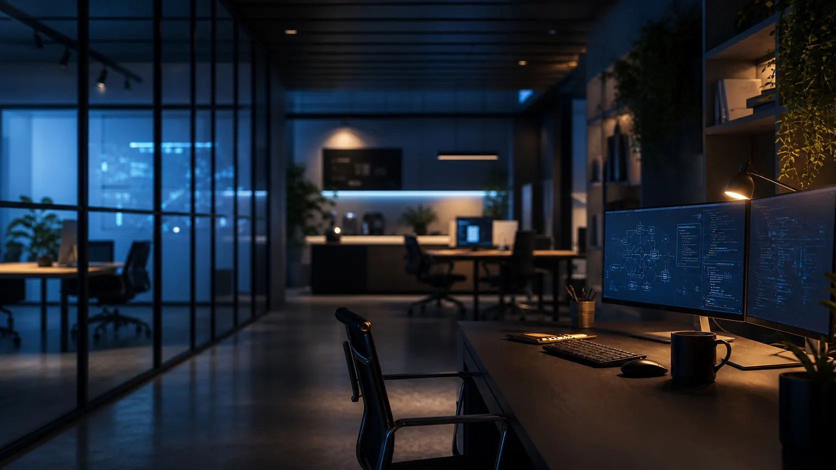 Mikamait studio with project screens, code and data views