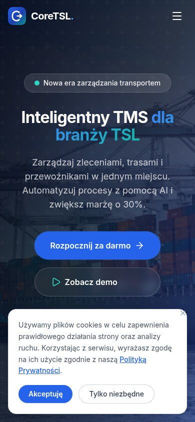 CoreTSL TMS mobile