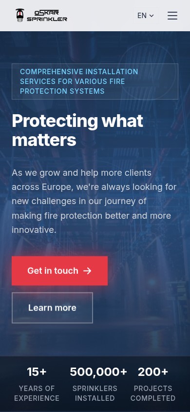 OSKAR Sprinkler mobile